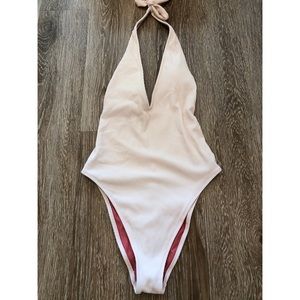 Aerie Ballet Pink Halter One Piece